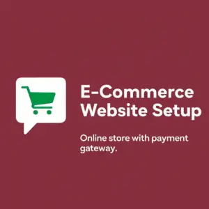 E-Commerce Website Setup