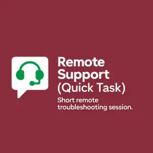 Remote Support (Quick Task)